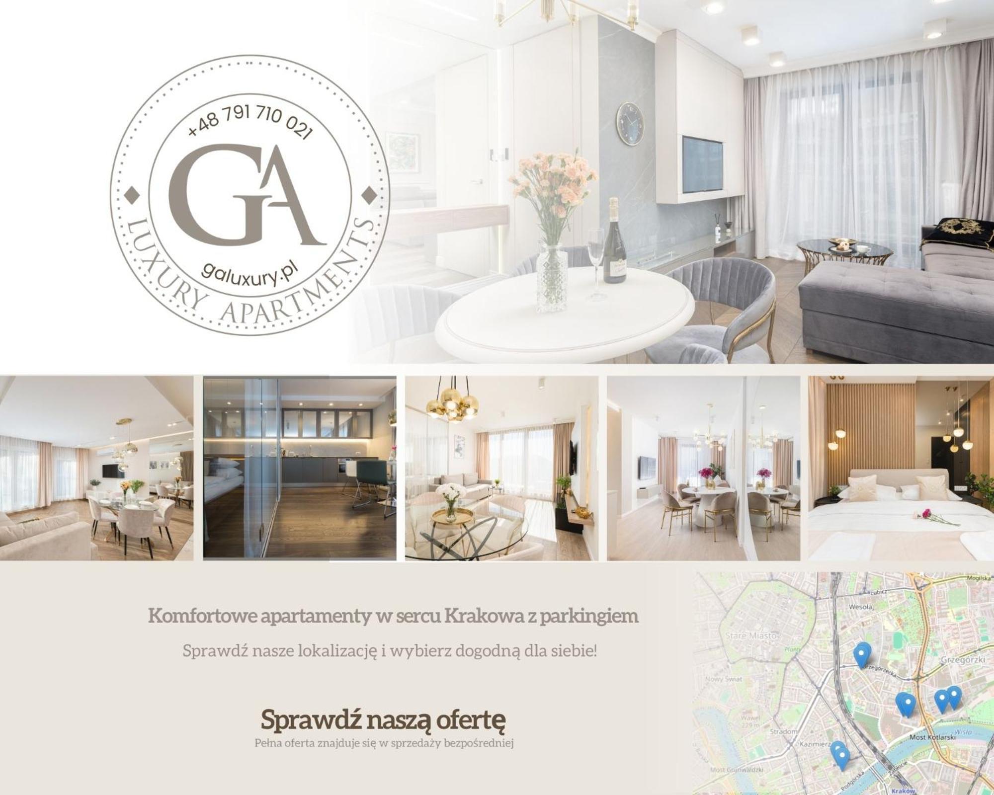 Ga Luxury Apartments W19 Krakow Ngoại thất bức ảnh